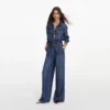 Denim Relaxed Fit Jumpsuit Denim Relaxed Fit Jumpsuit