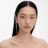 Double Crystal Bow Earrings Double Crystal Bow Earrings
