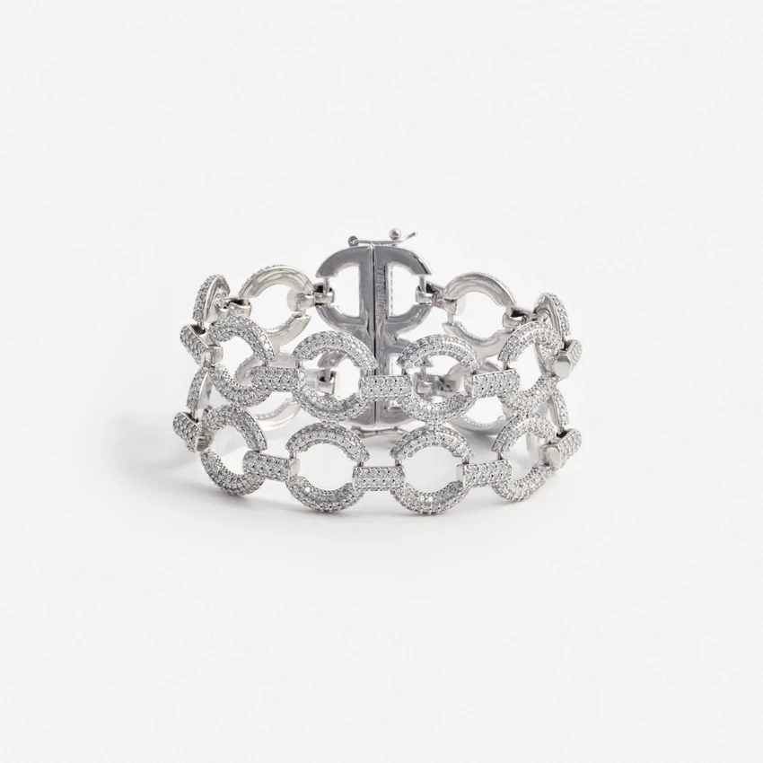 Double Crystal Link Bracelet Double Crystal Link Bracelet