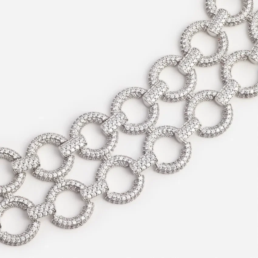 Double Crystal Link Bracelet Double Crystal Link Bracelet