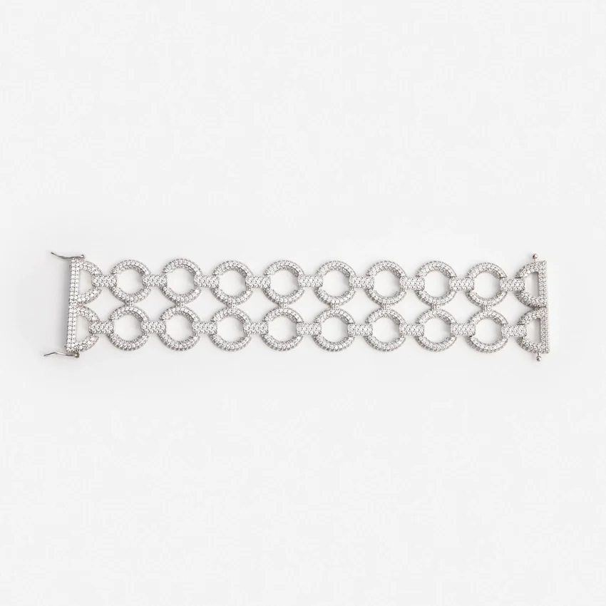 Double Crystal Link Bracelet Double Crystal Link Bracelet