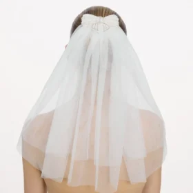 Embellished Bow Veil