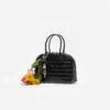Embossed Leather Black Mini Bag Embossed Leather Black Mini Bag