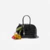Embossed Leather Black Mini Bag Embossed Leather Black Mini Bag