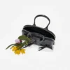Embossed Leather Black Mini Bag Embossed Leather Black Mini Bag