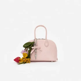 Embossed Leather Pink Mini Bag Embossed Leather Pink Mini Bag