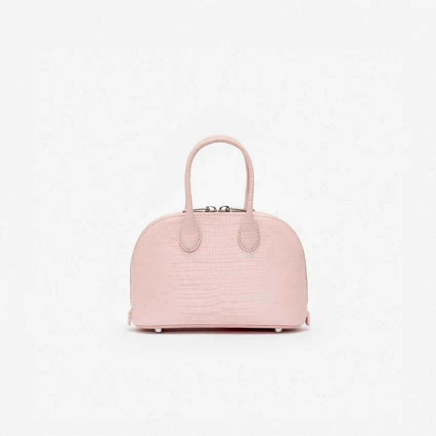 Embossed Leather Pink Mini Bag Embossed Leather Pink Mini Bag