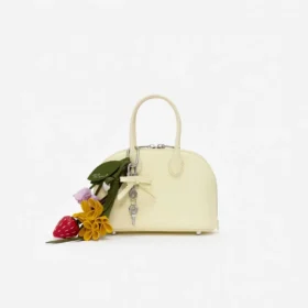 Embossed Leather Yellow Mini Bag Embossed Leather Yellow Mini Bag