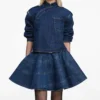 Flared Denim Mini Skirt Flared Denim Mini Skirt