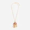 Gold Coral Charm Cluster Necklace Gold Coral Charm Cluster Necklace