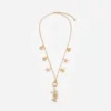 Gold Coral Charm Necklace Gold Coral Charm Necklace