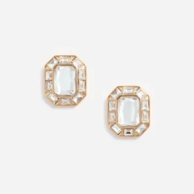 Gold Crystal Earrings