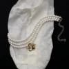 Gold Flower Pearl Choker Gold Flower Pearl Choker