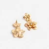 Gold Flower Tiered Earrings Gold Flower Tiered Earrings