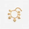 Gold Heart Charm Bracelet Gold Heart Charm Bracelet
