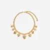 Gold Heart Charm Necklace Gold Heart Charm Necklace
