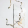 Gold Heart Crystal Necklace