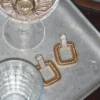 Gold Knocker Earrings