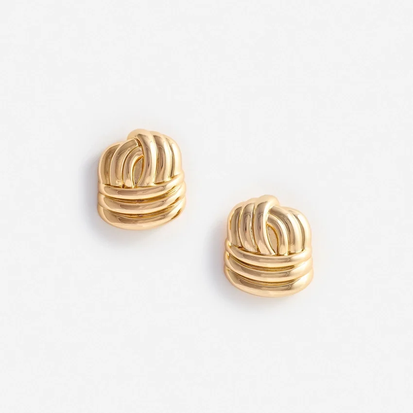 Gold Knot Earrings Gold Knot Earrings