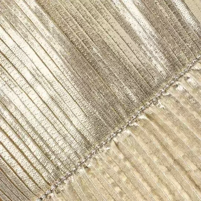 Gold Metallic Tiered Dress Gold Metallic Tiered Dress