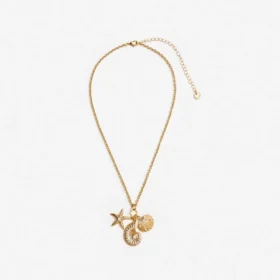Gold Multi Charm Necklace Gold Multi Charm Necklace