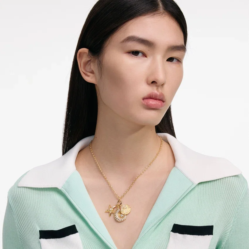 Gold Multi Charm Necklace Gold Multi Charm Necklace