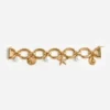 Gold Pearl Shell Charm Bracelet Gold Pearl Shell Charm Bracelet