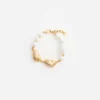 Gold Shell And Pearl Bracelet Gold Shell And Pearl Bracelet