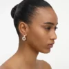 Gold Small Crystal Hoop Earring Gold Small Crystal Hoop Earring