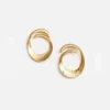 Gold Swirl Earrings Gold Swirl Earrings