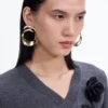 Gold Swirl Earrings Gold Swirl Earrings