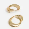 Gold Swirl Earrings Gold Swirl Earrings