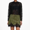 Green Crystal Chainmail Mini Skirt Green Crystal Chainmail Mini Skirt