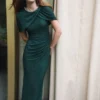 Green Rhinestone Maxi Dress Green Rhinestone Maxi Dress