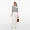 Grey Flower Wool Jumper Grey Flower Wool Jumper