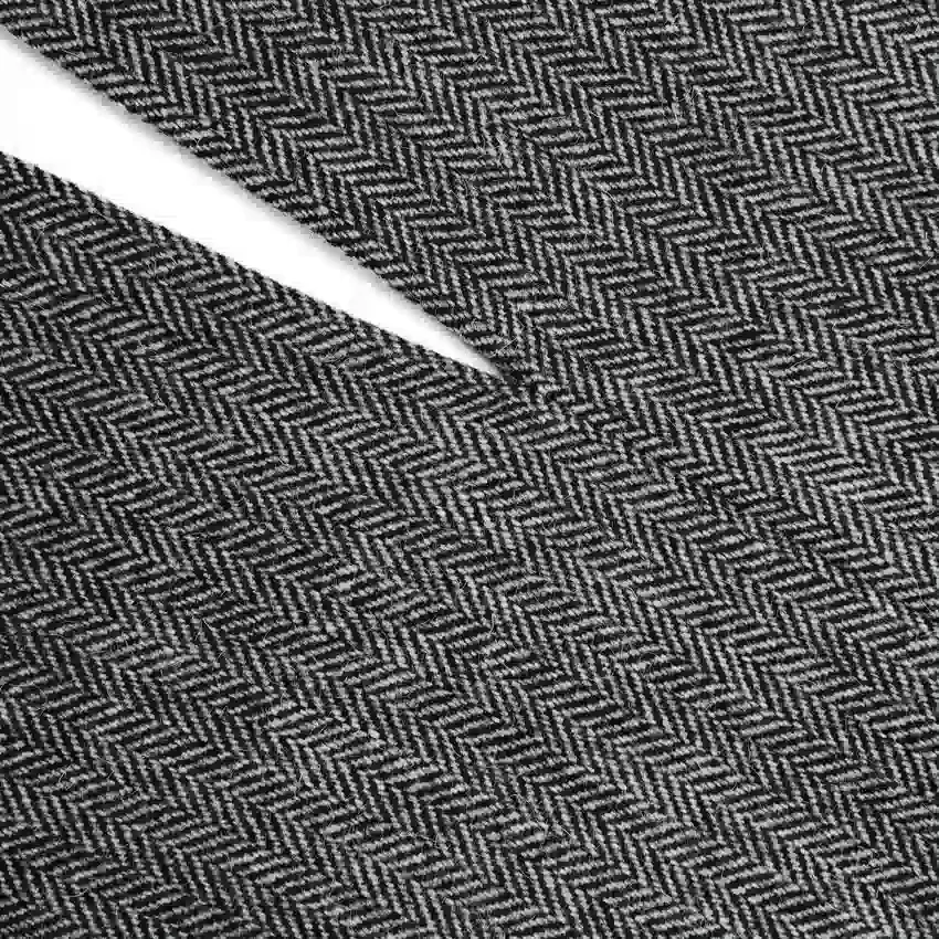 Grey Herringbone Midi Skirt Grey Herringbone Midi Skirt