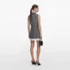 Grey Herringbone Mini Dress Grey Herringbone Mini Dress