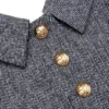 Grey Herringbone Mini Dress Grey Herringbone Mini Dress