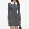 Grey Knit Mini Dress Grey Knit Mini Dress