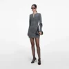 Grey Knit Playsuit Mini Dress Grey Knit Playsuit Mini Dress
