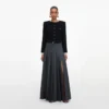 Grey Pleated Maxi Skirt Grey Pleated Maxi Skirt
