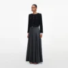Grey Pleated Maxi Skirt Grey Pleated Maxi Skirt