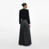 Grey Pleated Maxi Skirt Grey Pleated Maxi Skirt
