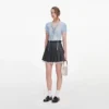 Blue Viscose Lace Top Blue Viscose Lace Top