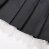 Grey Pleated Mini Skirt Grey Pleated Mini Skirt
