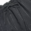 Grey Rhinestone Pinstripe Trousers Grey Rhinestone Pinstripe Trousers