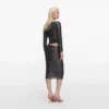 Gunmetal Rhinestone Midi Skirt Gunmetal Rhinestone Midi Skirt