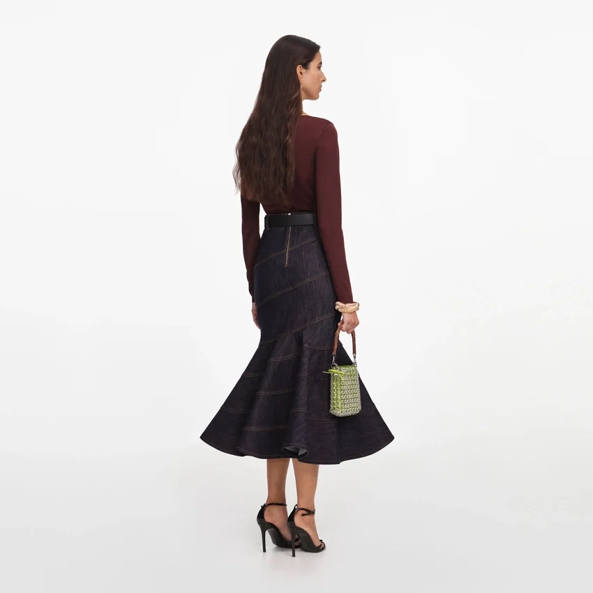 Brown Viscose Knit Bodysuit Brown Viscose Knit Bodysuit