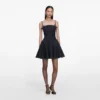 Indigo Denim Bow Mini Dress Indigo Denim Bow Mini Dress