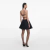 Indigo Denim Bow Mini Dress Indigo Denim Bow Mini Dress